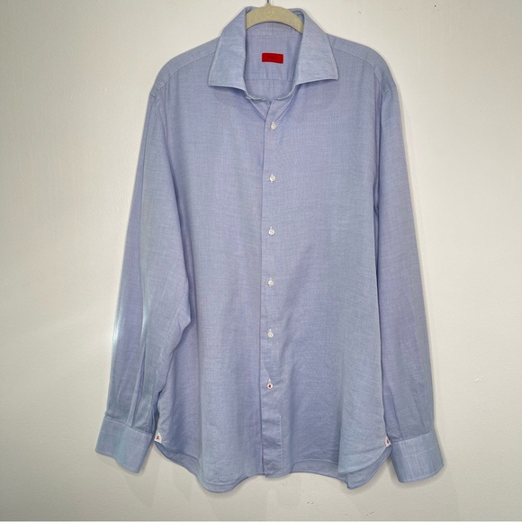Isaia Other - Men's Light Blue Shirt by Isaia Size 17